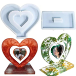 LC208  CENTERHEART  WITH STAND  MOULD   9 INCH  15MMDEPTH