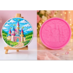 Castle Round Frame Mould 6"