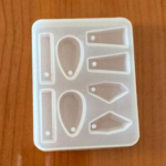 LC86 8Cavity Earring 8 Cm 5 Cm Mould  5Mm Depth