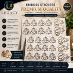 Embossed Sticker Sheets