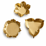 LG41 4.5 Urli Metal Diya 3 pcs Set