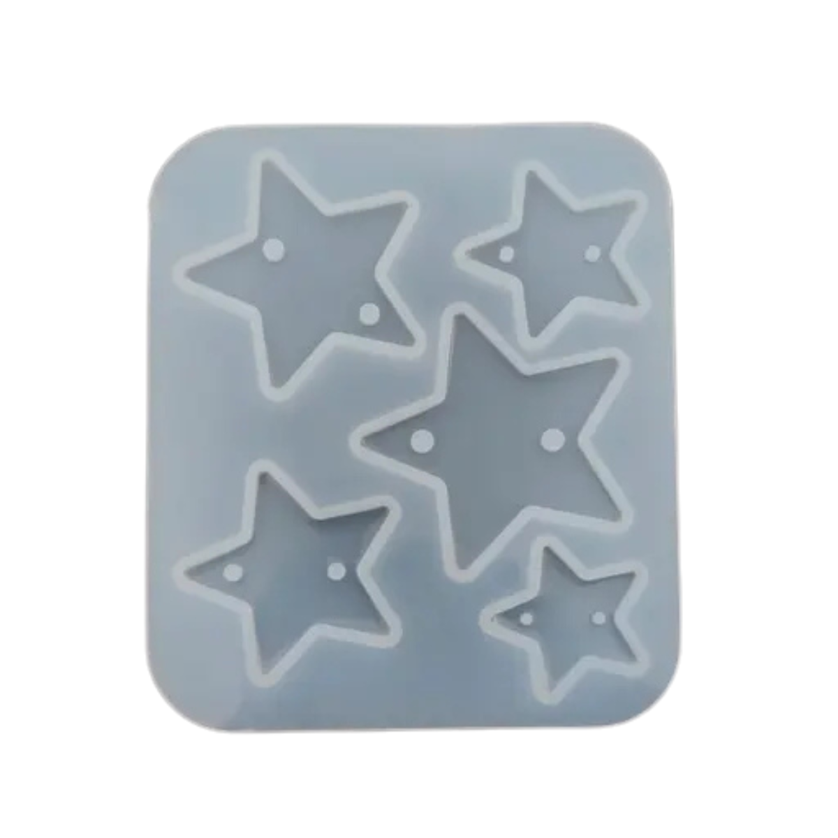 Lagecy Resin art (13) LC286 5 Cavity Star Rakhi 3mm Depth - Image 1