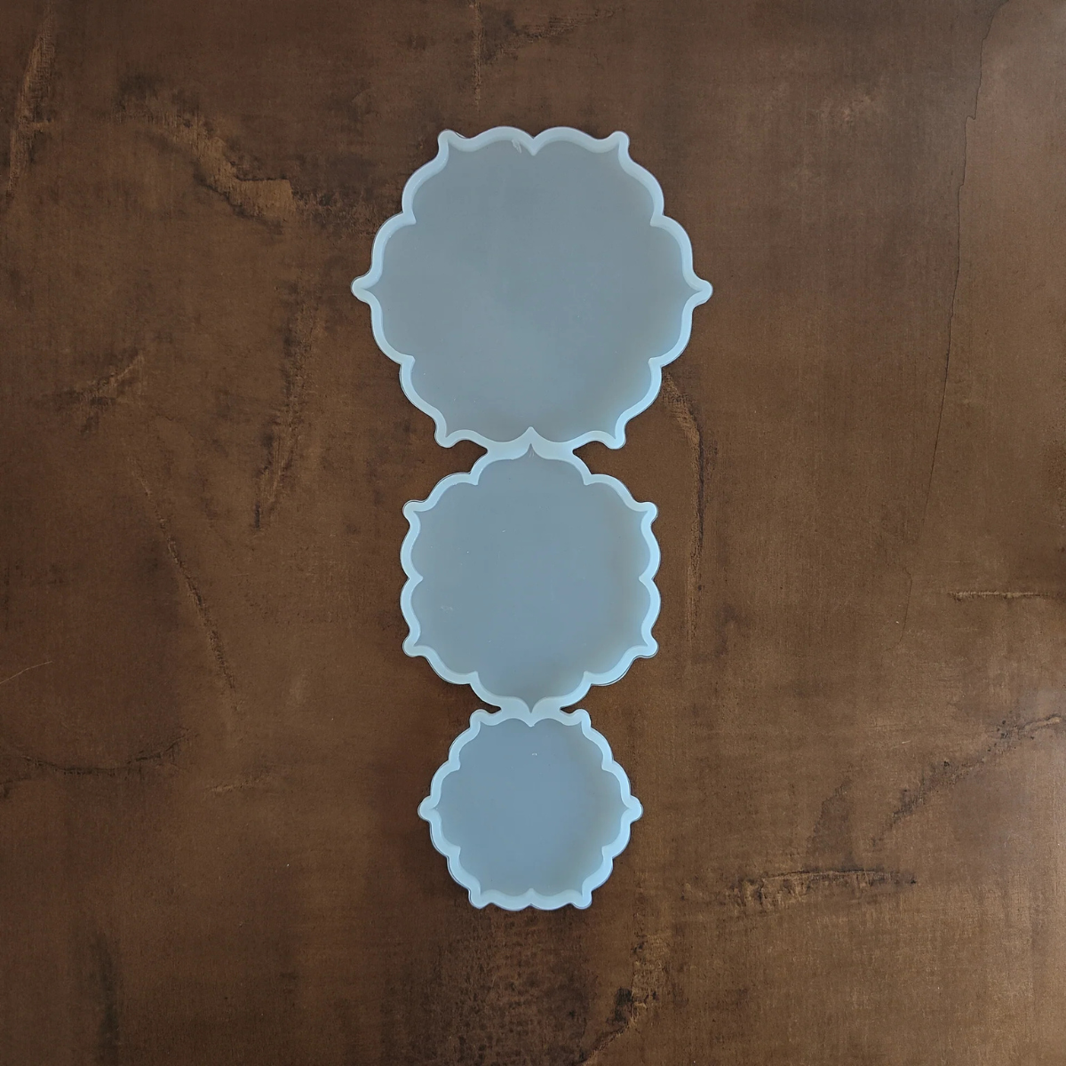 Lagecy Resin art (13) LC237 3 in 1 flower Mould 3”,4”,5” - Image 1