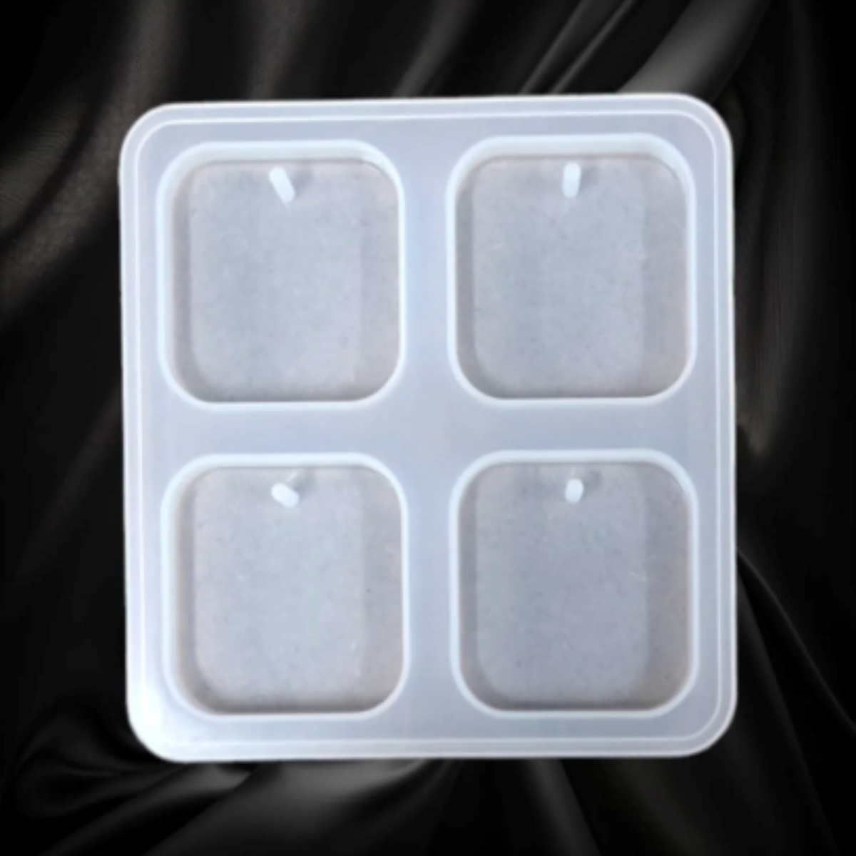 Lagecy Resin art (16) LC234 4 Pcs Keychain Square Mould - Image 1