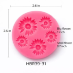 LC39-31 5 Cavity Flower Molud