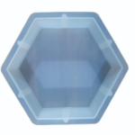 LC129  Hexagon Shape 6" Wedding  Mould 15Cm 50Mm