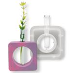 LC125 Square Planter With Tube 5x5 Inch Mould 40mm Depth
