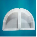 LC122 Triangle Bookend 2 Pcs 13Cm 10Cm Mould 50Mm Depth