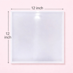 LC103 12x12 Inch Square Plain Mould 10mm Depth