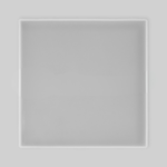 LC101 8x8 Inch Square Plain Mould 10mm Depth