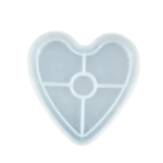 LC77 4" Heart Border 10x10Cm Mould10mm  Depth