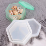 LC37 Hexagon Gift Box Mould 8x9 Cm 40mm Depth