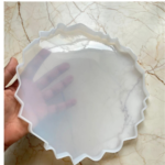 LC17 10" Round  agate silicone Mould 15mm depth