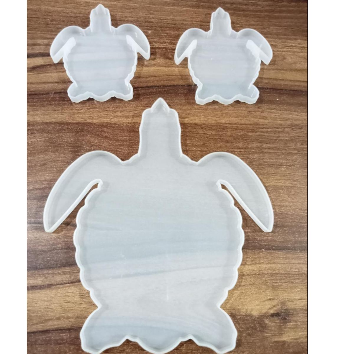Lagecy Resin art (23) LC276 Turtel 3Pcs Set Mould 22.5x19.5cm 0.7mm Depth 11.5x10cm 0.7mm Depth - Image 1