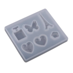 LC264  Heart 6cavity Mould