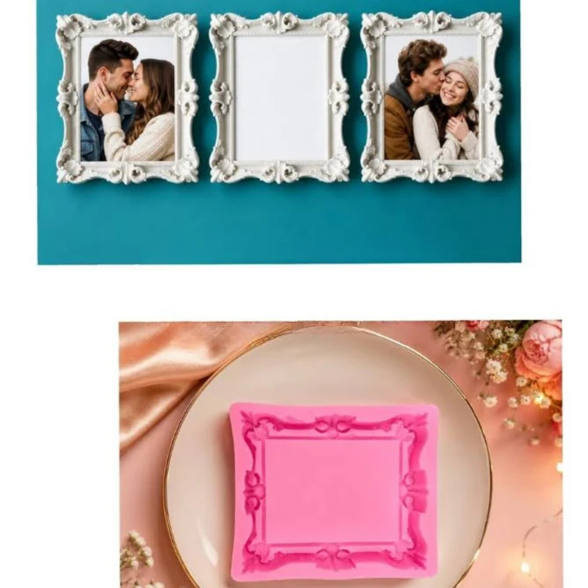 Lagecy Resin art (35) LC40-44 Square Mini Frame Mould - Image 1