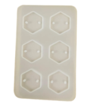 LC259  6 Cavity Hexagon Rakhi Mould