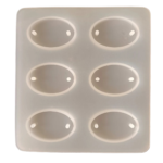 LC250 6 Cavity Oval Small Rakhi Mould