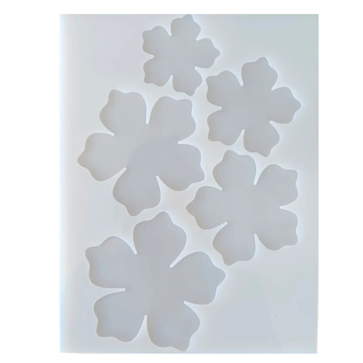 Lagecy Resin art (42) LC204 5Pcs 3DFlower Silicone Mould - Image 1