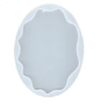 LC317 Oval Agate Coaster Mould 13x11 5 mm Depth