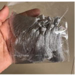 Silver Thread Tassels (12 Piece )