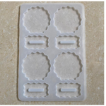 LC294 3 inch round Cavity Agate Frame Mould