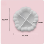 LC301  5″Hexagone  bubble dish  mould
