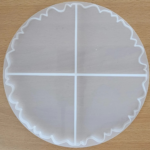 LC153 8" Pizza Coaster Mould 20x20cm 5Mm Depth