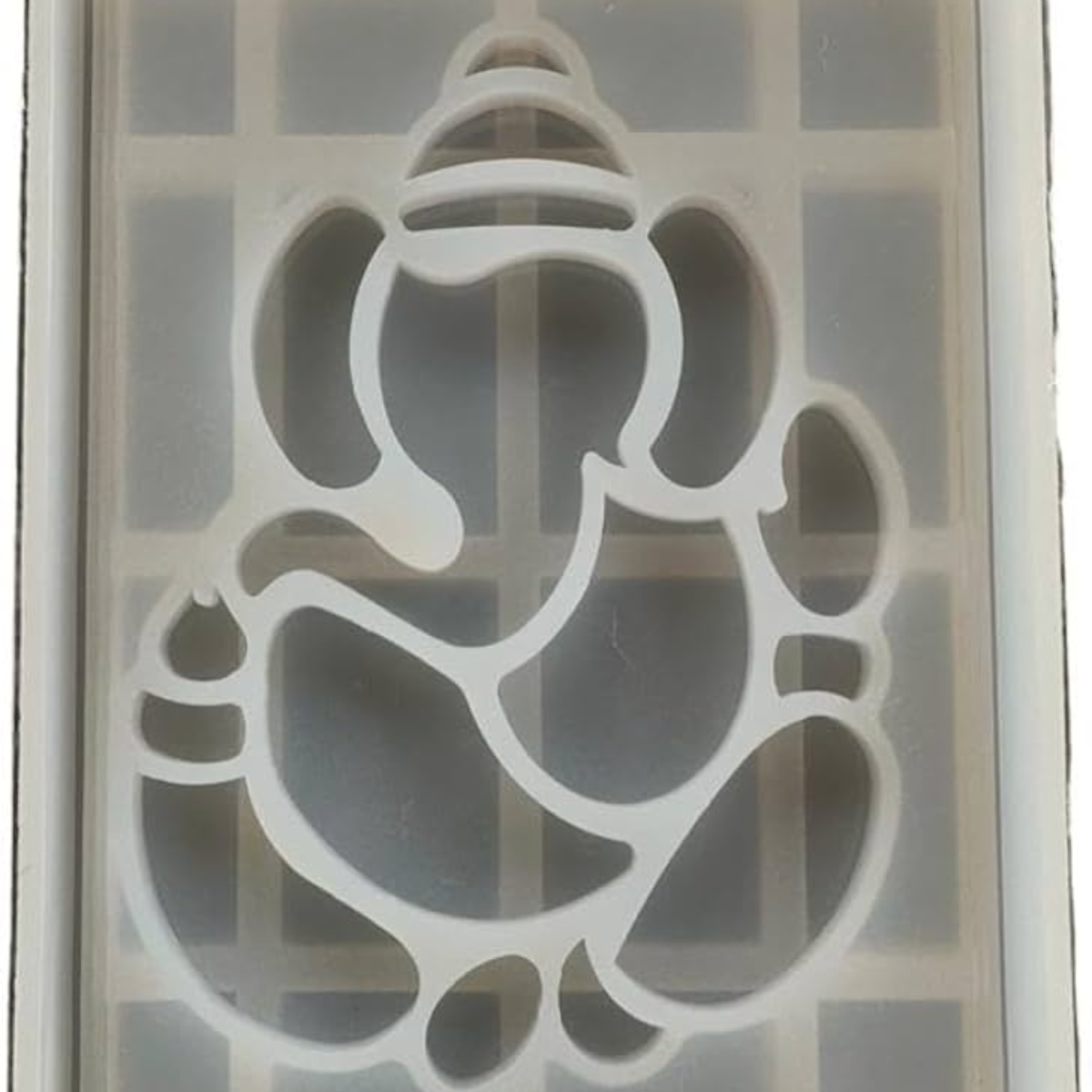 Lagecy Resin art (93) LC145 Ganesha Silicone Mould Small 16cm x11.16cm 12mm Depth - Image 1