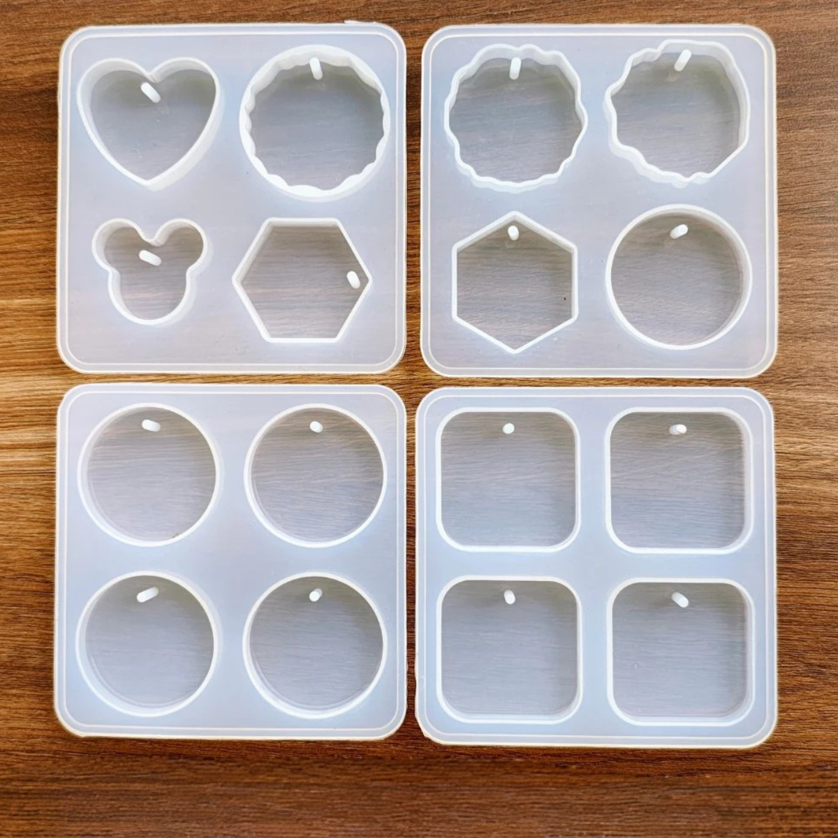 Lagecy Resin art (94) LC144 POP Socket Set OF 4Piece With Hole mould - Image 1