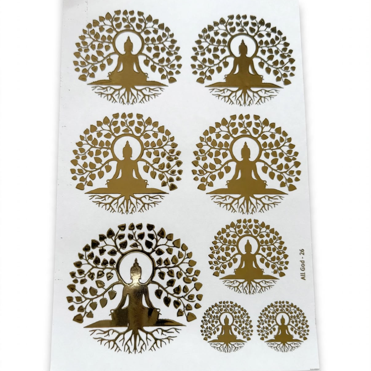 Untitled design (11) Embossed Sticker A/5 - Image 1