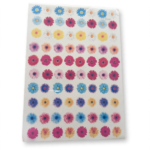Daisy Flowers Mix insert Sticker A/4