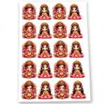 Laxmi Ganesh insert Sticker A/4