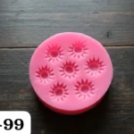 LC38-99 7 Cavity Flower Mould