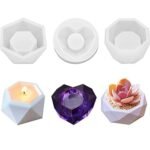 LE11 3Pcs Candle Mould