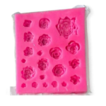 LC38-39 21 Cavity Rose Flower Mould 133 grm