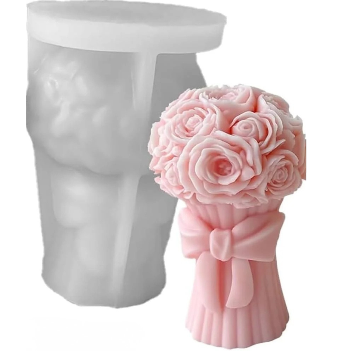 Lagecy Resin art 38-01 LC 38-01 Flower Candel Mould - Image 1