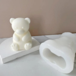 LC38-08 Teddy bear Candle mould Small