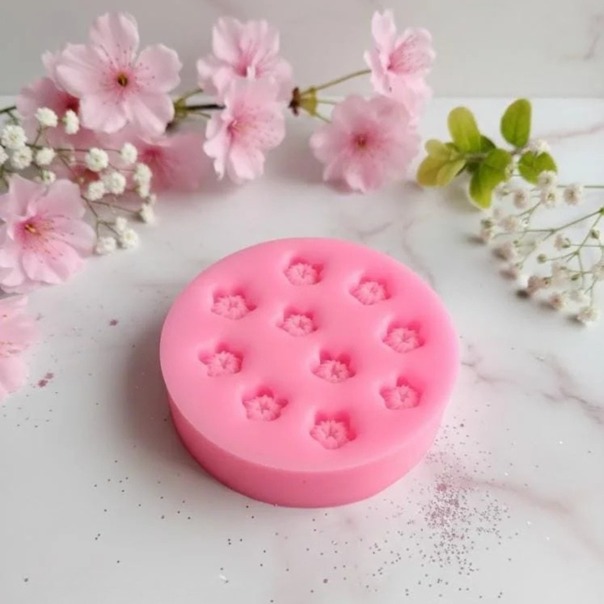 Lagecy Resin art 39-29 LC39-10 Cavity Flower Mould - Image 1