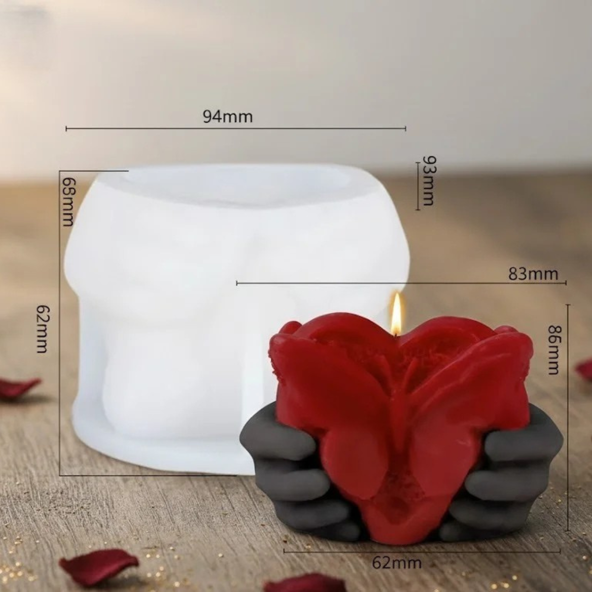 Lagecy Resin art 40-04 LC 40-04 Butterfly Candel Mould - Image 1
