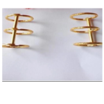 LG103 Book Ring Gold 2pcs
