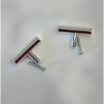 LG110 Tee Handle SIlver Pair