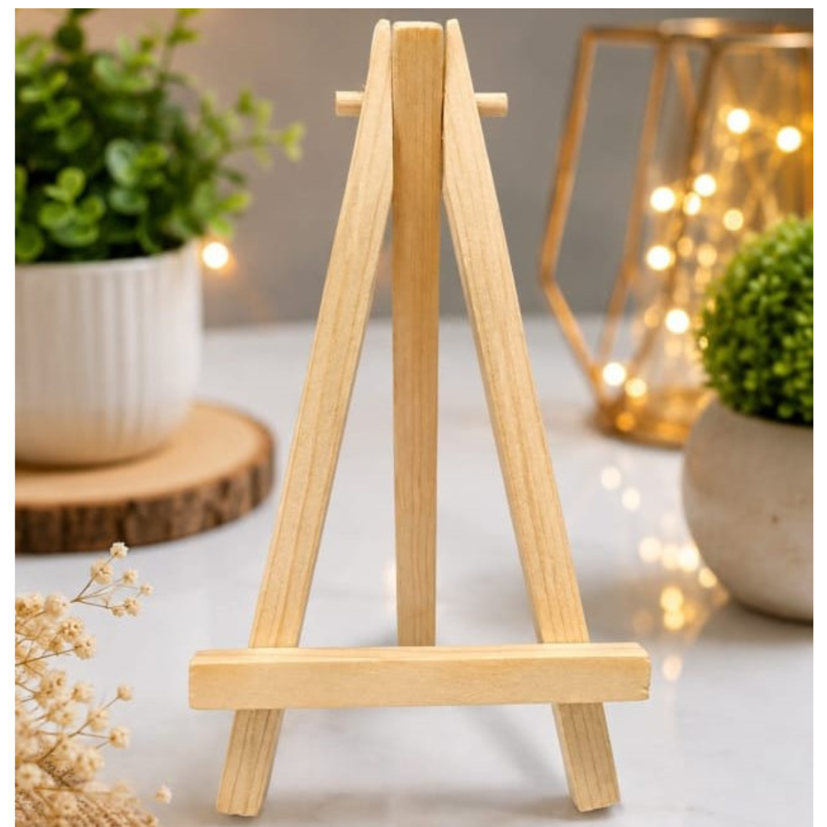 Untitled design (79) LG89 Easel Stand Wooden 9" - Image 1
